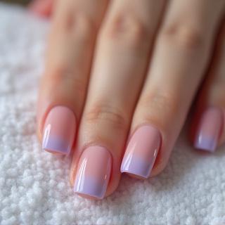 Reka bentuk kuku ombre yang elegan