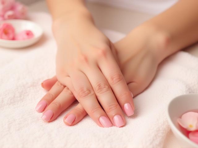 Tangan wanita yang dihias cantik