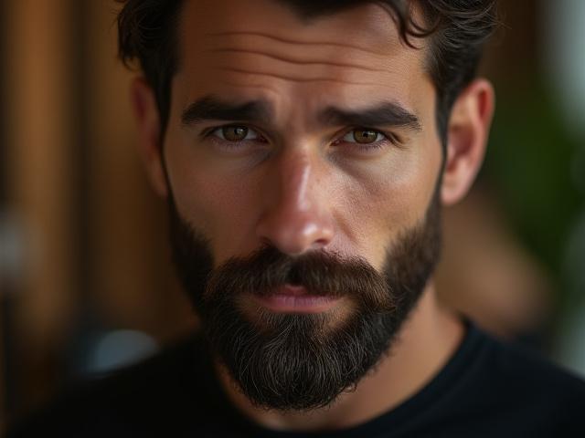 Janggut yang digunting kemas dan terurus.